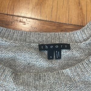 Theory knit crew neck sweater
